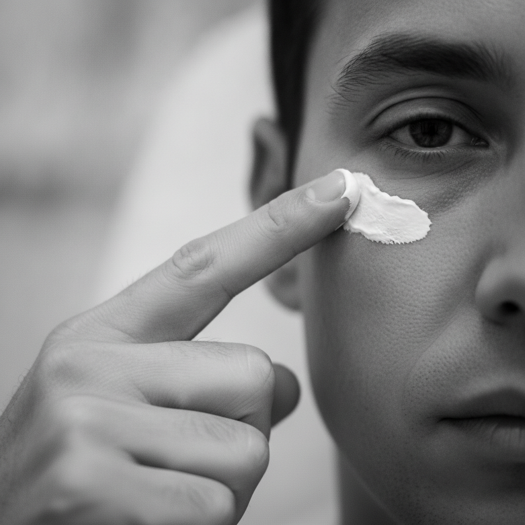 Men's skincare routine science